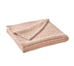 JETE DE LIT EVEREST NACRE