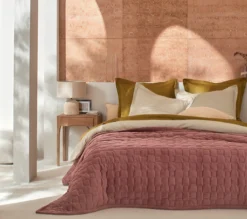 JETE DE LIT SPIRIT BOIS DE ROSE