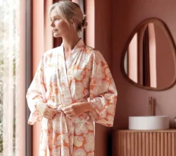 KIMONO POPPY CORAIL