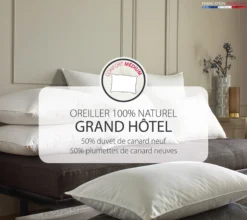 OREILLER NATUREL GRAND HOTEL .