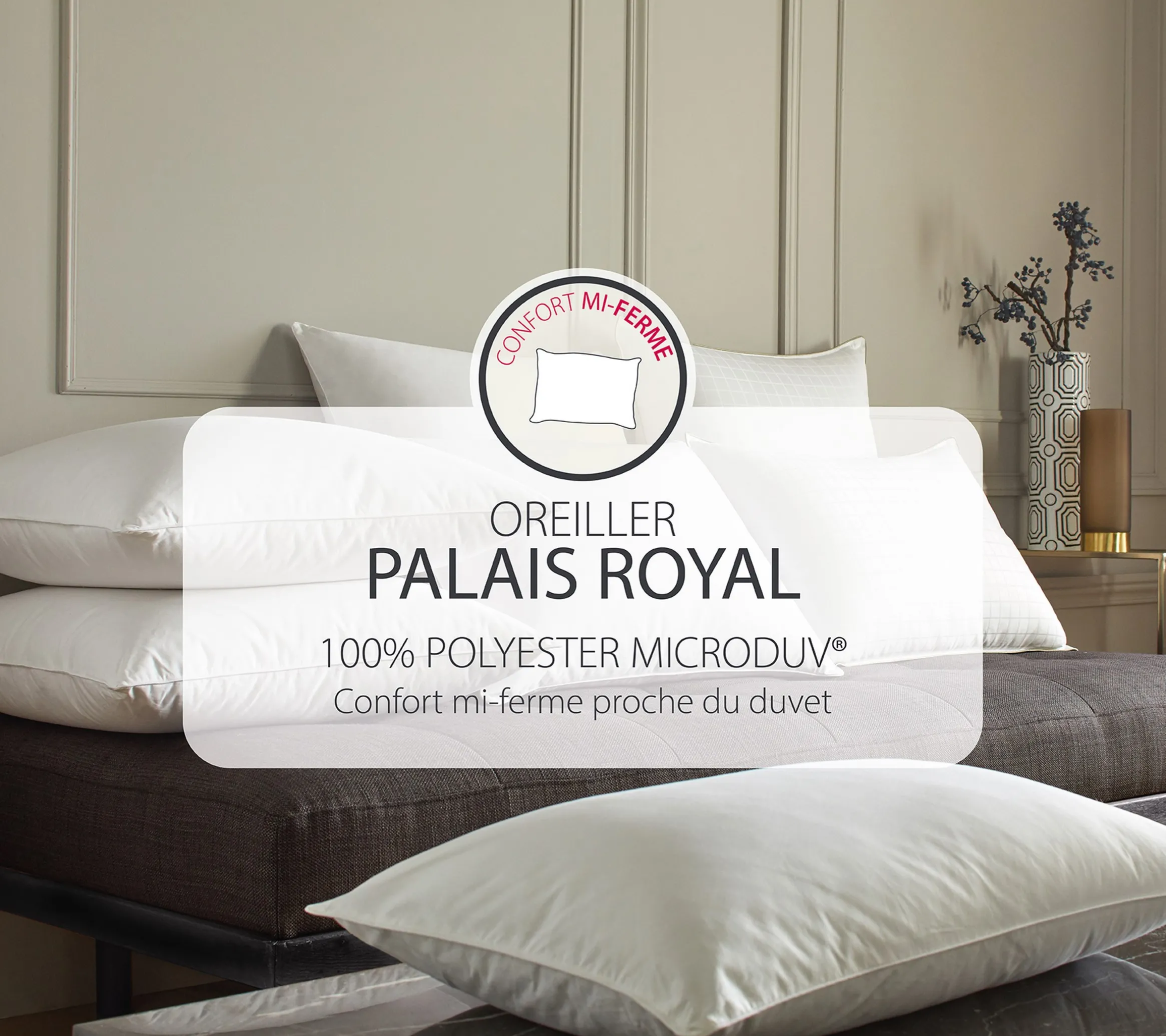 OREILLER SYNTHETIQUE PALAIS ROYAL .