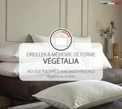 OREILLER SYNTHETIQUE VEGETALIA .