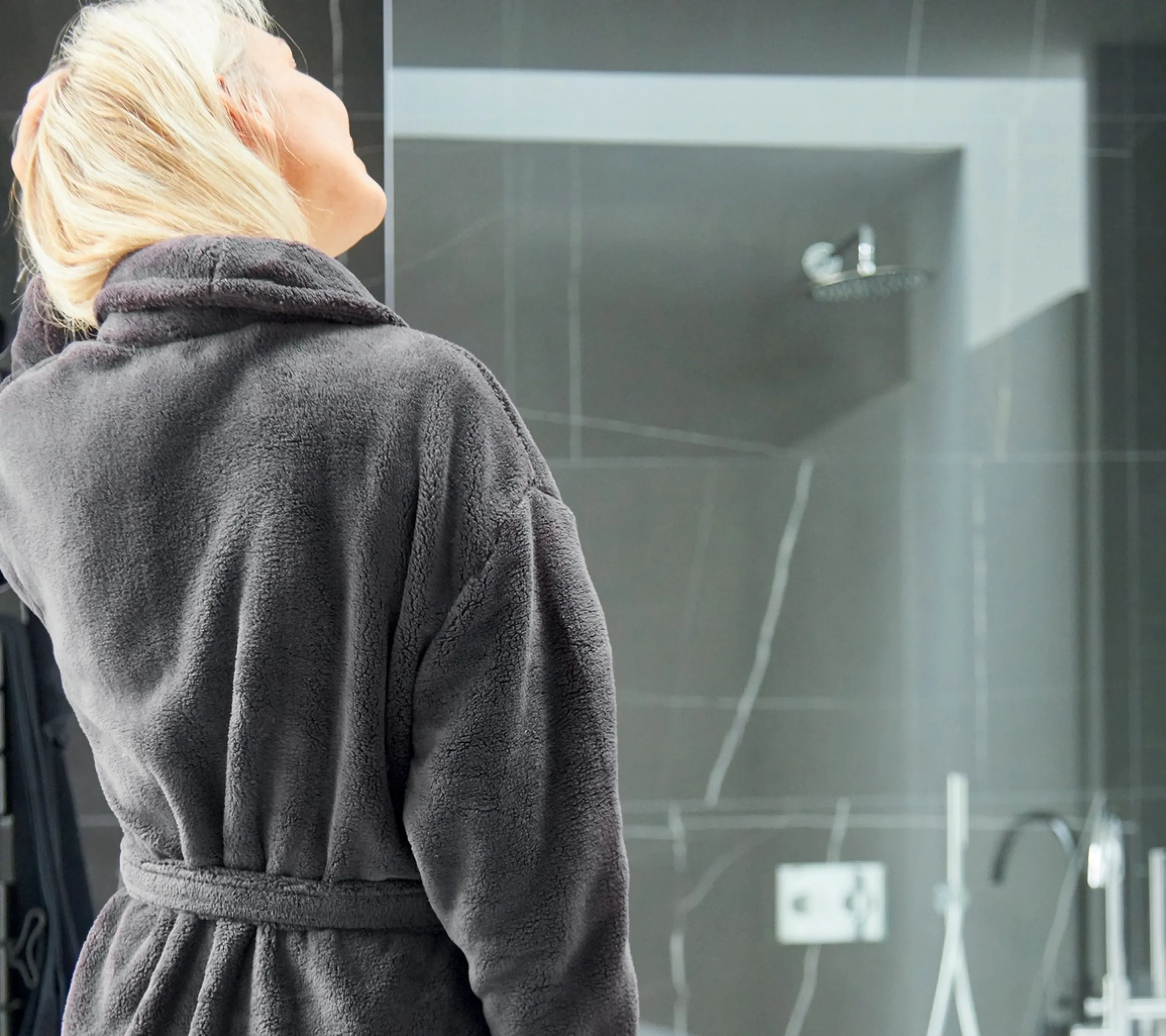 PEIGNOIR ATHENA ANTHRACITE