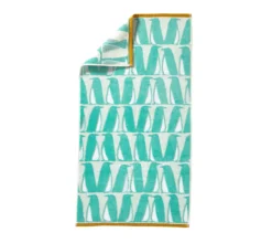 SERVIETTE DE BAIN BANQUISE TURQUOISE