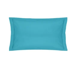 TAIE UNI PERCALE BLEU CANARD