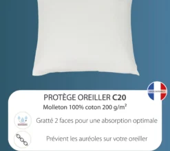 TAIE UNI QUALITE C20 BLANC