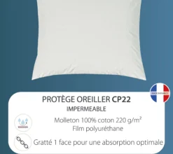 TAIE UNI QUALITE CP22 BLANC