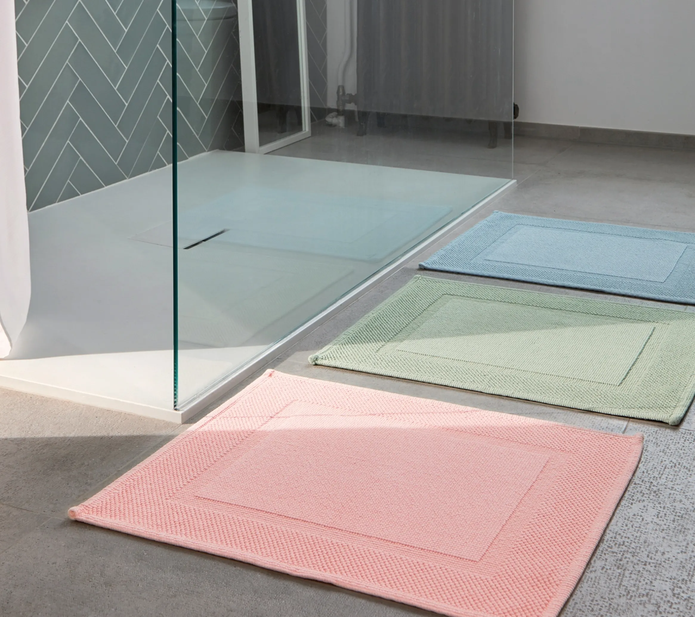 TAPIS DE BAIN COMORES KAKI