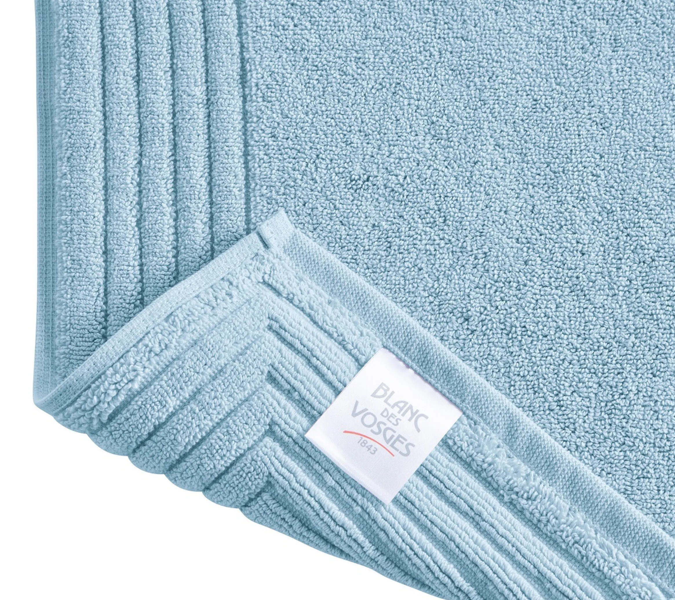 TAPIS DE BAIN UNI BLEUET
