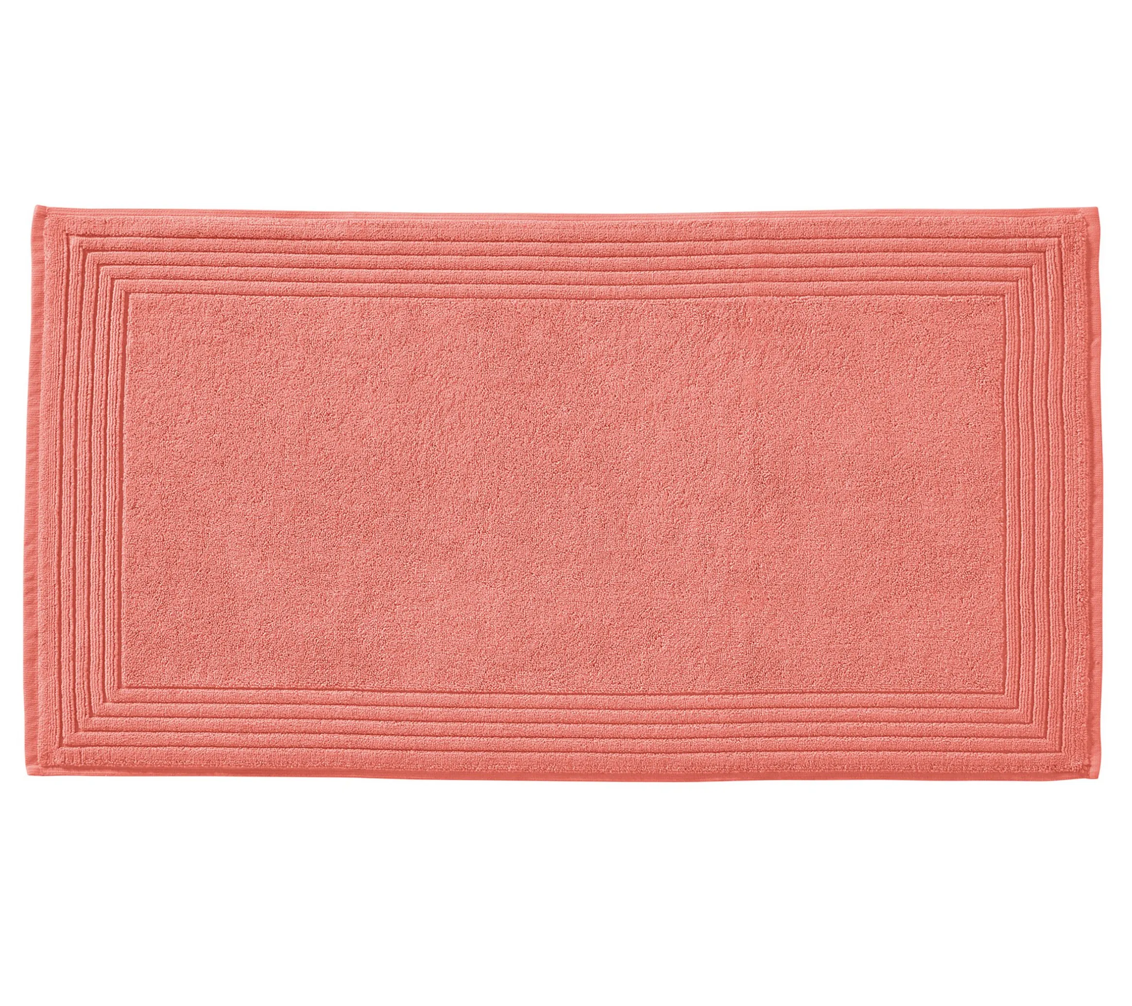TAPIS DE BAIN UNI CORAIL
