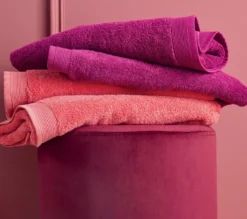 TAPIS DE BAIN UNI CORAIL