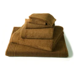 TAPIS DE BAIN UNI OCRE