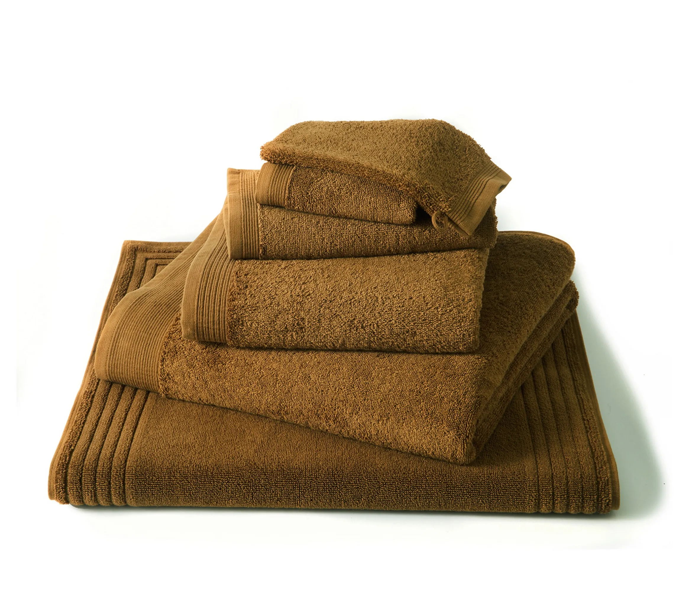 TAPIS DE BAIN UNI OCRE