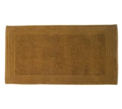 TAPIS DE BAIN UNI OCRE
