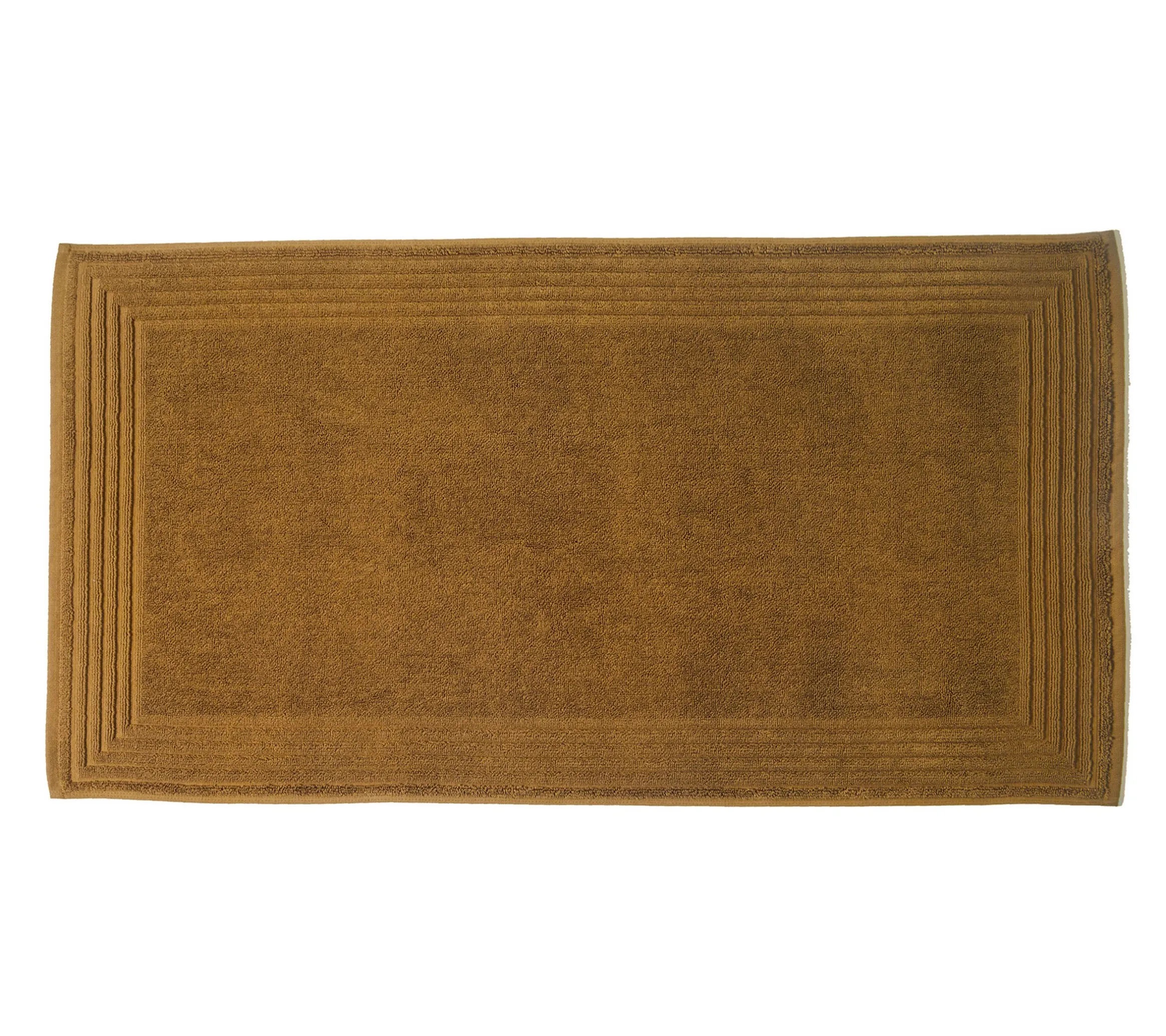 TAPIS DE BAIN UNI OCRE