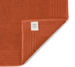 TAPIS DE BAIN UNI TERRA COTA