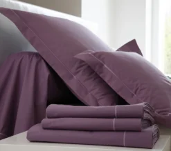 TRAVERSIN UNI COTON PRUNE