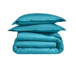 TRAVERSIN UNI PERCALE BLEU CANARD