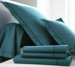 TRAVERSIN UNI SATIN BLEU PAON